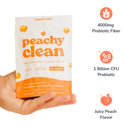 Peachy Clean™ Sugar-Free Pre+Probiotic Fiber Gummies