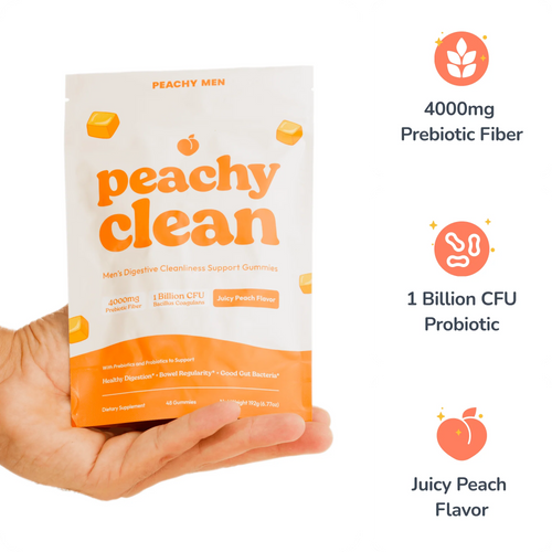 Peachy Clean™ Sugar-Free Pre+Probiotic Fiber Gummies